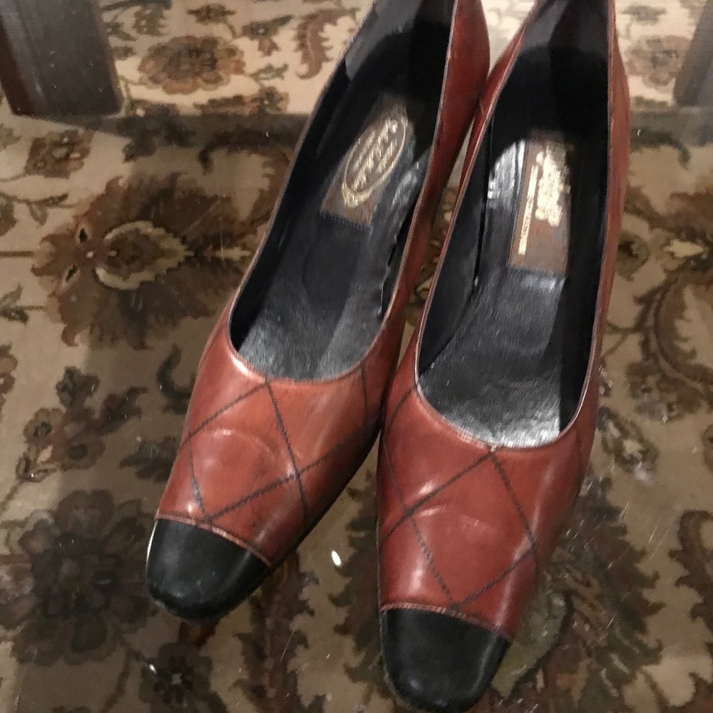 Womens all leather heels